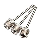 Fun Store Stainless Steel Inflating Needle Pin Nozzle Basketball/Football Ball Air Pump, 3Pcs