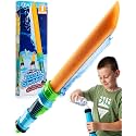 Fun Swimming Pool Toys Made from Soft Foam Sponges Suitable for Kids 6+ Ages, Exciting Outdoor Summer Games with 130ml Water Tank, Orange (Orange)