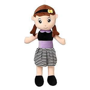 fun zoo cute huggable sweet doll 55cm with embroidered face cute and soft washable doll for kids purple