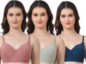 Funahme Pack of 3 Women T-Shirt Lightly