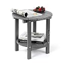 FUNBERRY Outdoor Adirondack Side Table, Patio End Tables