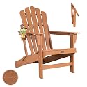 FUNBERRY Oversized Folding Adirondack Chair, Fire Pit Chairs 400LBS
