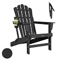 FUNBERRY Oversized Folding Adirondack Chair, Fire Pit Chairs 400LBS