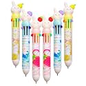 FunBlast 10 In 1 Pens For Kids Ball Pen Set For School&amp;Office-Cartoon Pen For Office,School Stationery Items For Kids-Stationery Kit,Stationery Set,Birthday Return Gift (6 Pcs),Blue