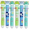 FunBlast 10 In 1 Pens For Kids Blue Ball Pen Set For School &amp; Office - Cartoon Pen For Office, School Stationery Items For Kids - Stationary Kit, Stationary Set, Birthday Return Gift (6-Unit)