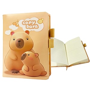funblast capybara diary for girls  a6 kawaii journal diary cute notepad for students stationery diaries for writing amp drawing birthday gift for kids random a6