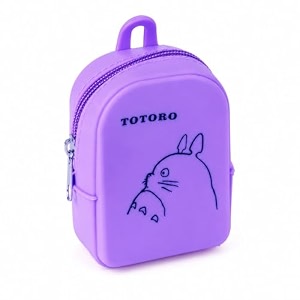 funblast cute cat shape silicone coin purse for kids amp adults  mini pouch for coins earphones keys amp small essentials aesthetic pouches for girls amp women - 10 x 7 x 4 cm cat-purple