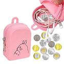 FunBlast Cute Cat Shape Silicone Coin Purse for Kids & Adults – Mini Pouch for Coins, Earphones, Keys & Small Essentials, Aesthetic Pouches for Girls & Women - 12 X 9.5 X 3 Cm (Cat-Pink)