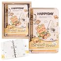 FunBlast Diary for Girls – Cute Kawaii Spiral Diaries for Kids, 3D Journal Notebook for Girls, Diary for Students Stationary Items, Birthday Gift for Kids – 80 Sheets, 160 Pages (Bear)
