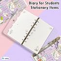 FunBlast Diary for Girls – Cute Kawaii Spiral Diary for Kids, 3D Journal Notebook Diaries for Girls, Diary for Students Stationary Items, Birthday Gift for Kids – 80 Sheets (Random Print)