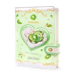 funblast diary for girls  kawaii journal diary for scrapbooking cute notepad for students stationery diaries for writing amp drawing birthday gift for kids 196 pages kiwi