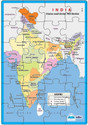 FunBlast Map of India Jigsaw Puzzle for Kids Jigsaw Puzzle for Kids | Educational Learning Jigsaw Puzzle for 3+ Years Kids/Boys/girls