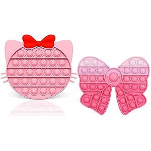 funblast pops it set pack of 2 popit game kids toys fidget toys pop it toy push pop bubble fidget sensory toy stress relief fidget toy sensory toys novelty gifts for girls boys kids 13