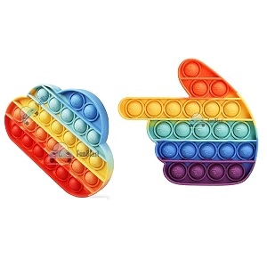 funblast pop it set pack of 2 popit game kids toys fidget toys pop it toy push pops bubble fidget sensory toy stress relief fidget toy sensory toys novelty gifts for girls boys kids 22