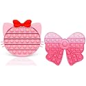 FunBlast Pops it Set (Pack of 2 Popit Game), Kids Toys Fidget Toys, Pop it Toy, Push Pop Bubble Fidget Sensory Toy, Stress Relief Fidget Toy Sensory Toys Novelty Gifts for Girls Boys Kids (13)