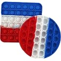 FunBlast Pop it Set (Pack of 2 Popit Game), Kids Toys Fidget Toys, Pop it Toy, Push Pop Bubble Fidget Sensory Toy, Stress Relief Fidget Toy Sensory Toys Novelty Gifts for Girls Boys Kids (26)