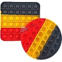 FunBlast Pops it Set (Pack of 2 Popit Game), Kids Toys Fidget Toys, Pop it Toy, Push Pop Bubble Fidget Sensory Toy, Stress Relief Fidget Toy Sensory Toys Novelty Gifts for Girls Boys Kids (24)