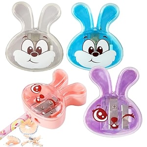 funblast sharpener for kids  kawaii sharpener for pencil sharpener for kid fancy sharpeners school amp office stationery kit for kid best birthday return gifts pack of 4