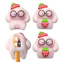 FunBlast Bunny Sharpener for Kids – Pack of 4 Pcs; Kawaii Pencil Sharpener for Kids, Fancy Sharpeners, School & Office Stationery Kit for Kids, Best Birthday Return Gifts - Multicolor