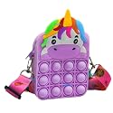 FunBlast Unicorn Pop it Sling Bag - Crossbody Bag for Kids, Pop it Purse for Girls, Sling Bag for Women - Best Birthday Return Gifts