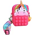 FunBlast Unicorn Pop it Sling Bag - Crossbody Bag for Kids, Pop it Purse for Girls, Sling Bag for Women - Best Birthday Return Gifts