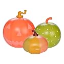 FUNBOY Giant Light-Up Inflatable Halloween Pumpkins, Outdoor 3-Pack