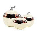 FUNBOY Light-Up Inflatable Halloween Pumpkins, 3-Piece Cordless Set