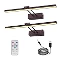 HEAGEERO Picture Lights for Wall,13in Gallery Light,5000mAh Art Light