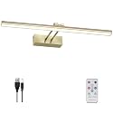 HEAGEERO Picture Lights for Wall,16in Gallery Light,5000mAh Art Light