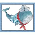 Funcrostitch Counted Cross Stitch Kits for Beginners,14ct Unprinted Pattern Embroidery Kit Dmc Cotton Threads Needleworks for Adults-I Am A Female Soldier 9"×7.5"