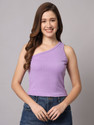 FUNDAY FASHION Casual Solid Women Purple Top