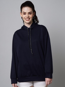 funday fashion full sleeve solid women sweatshirt