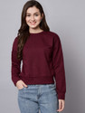 FUNDAY FASHION Women Full Sleeve Solid Sweatshirt