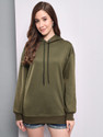 FUNDAY FASHION Full Sleeve Solid Women Sweatshirt