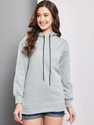 FUNDAY FASHION Women Full Sleeve Solid Hooded Sweatshirt