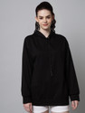 FUNDAY FASHION Women Full Sleeve Solid Hooded Sweatshirt