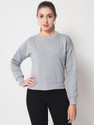 FUNDAY FASHION Women Full Sleeve Solid Sweatshirt