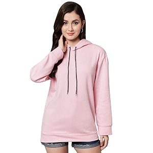 FUNDAY FASHION Womens Fleece Hooded Neck Sweatshirt