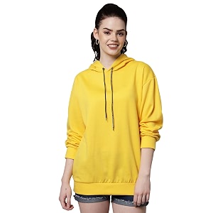 FUNDAY FASHION Womens Fleece Hooded Neck Sweatshirt