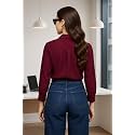 FUNDAY FASHION Women39s Regular Fit Solid V
