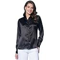 FUNDAY FASHION Women39s Solid Regular Fit Satin