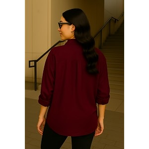 FUNDAY FASHION Women Boxy Fit Solid Casual