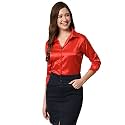 FUNDAY FASHION Women Solid Formal Satin Regular Fit Shirt