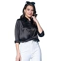 FUNDAY FASHION Women Solid Formal Satin Regular Fit Shirt