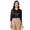 FUNDAY FASHION Women Solid Formal Satin Regular Fit Shirt