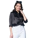 FUNDAY FASHION Women Solid Formal Satin Regular Fit Shirt