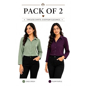 FUNDAY FASHION Women Solid Regular Fit V
