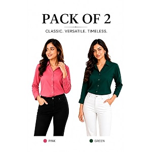 FUNDAY FASHION Women Solid Regular Fit V