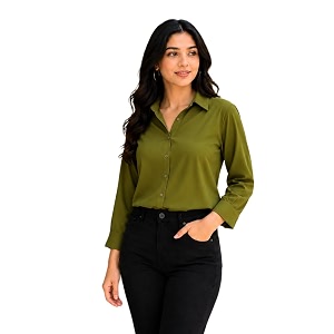 FUNDAY FASHION Women Solid Regular Fit V