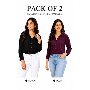 FUNDAY FASHION Women Solid Regular Fit V